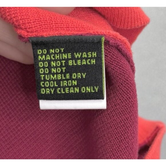 Shanghai Tang Mulberry Silk‎ & Cotton Mandarin Collar Knit Sweater Blouse Size M - Picture 5 of 14